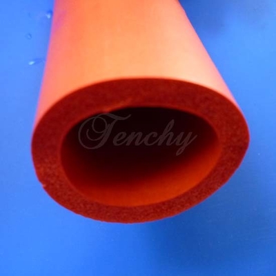 Silicone Rubber Sponge Foam Tube Harmless No Cracking For Protective Jacketing